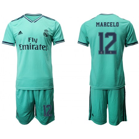Billiga Fotbollströjor Real Madrid MARCELO 12 Barn Tredje tröja 2019/20 Kortärmad